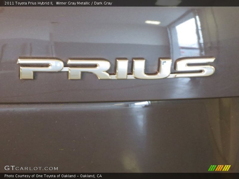 Winter Gray Metallic / Dark Gray 2011 Toyota Prius Hybrid II