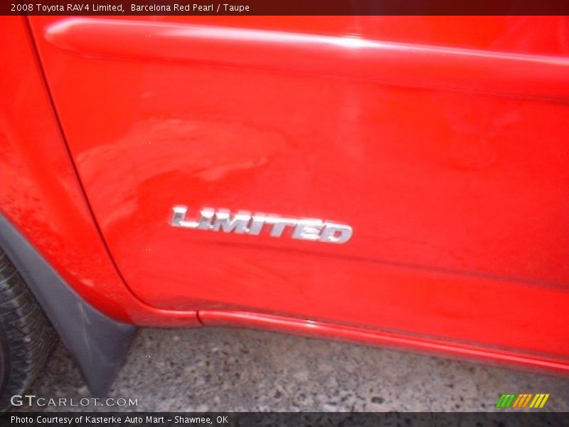 Barcelona Red Pearl / Taupe 2008 Toyota RAV4 Limited