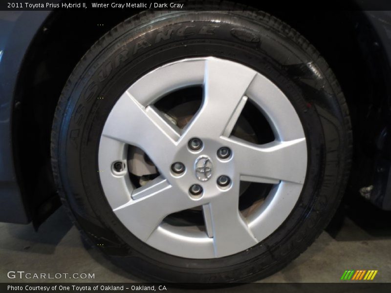Winter Gray Metallic / Dark Gray 2011 Toyota Prius Hybrid II