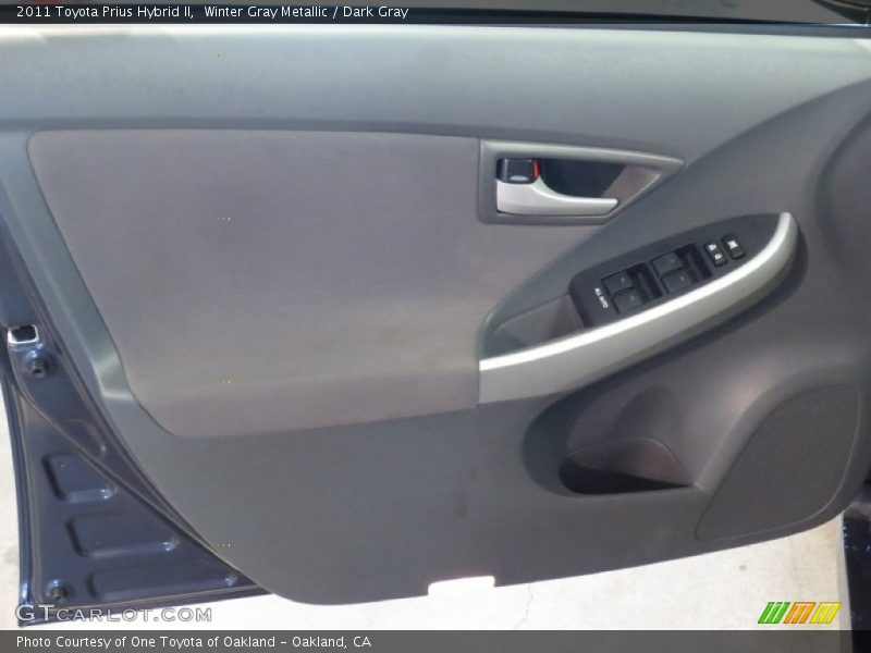 Winter Gray Metallic / Dark Gray 2011 Toyota Prius Hybrid II