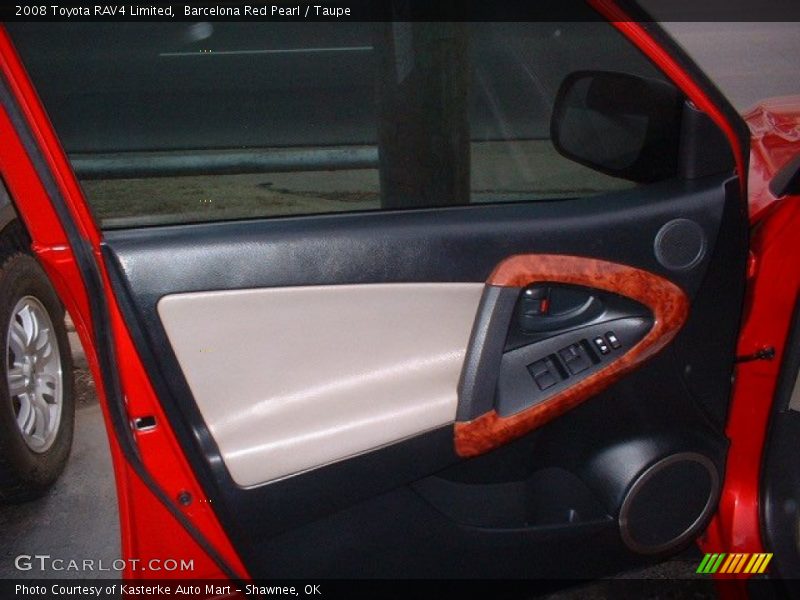 Barcelona Red Pearl / Taupe 2008 Toyota RAV4 Limited