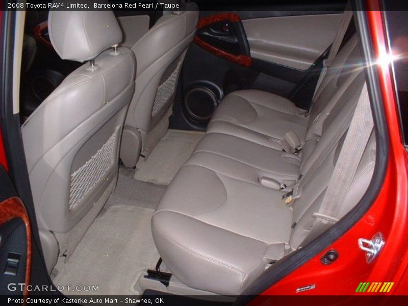 Rear Seat of 2008 RAV4 Limited