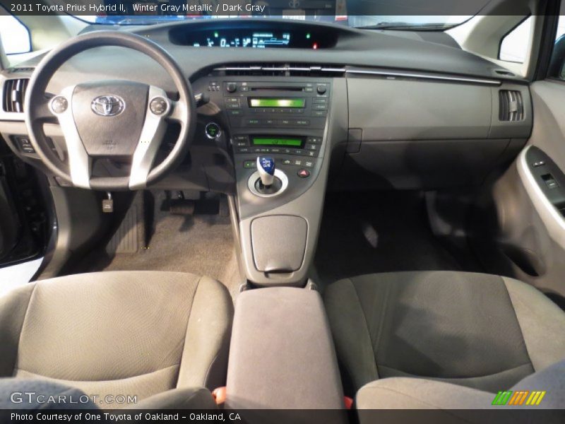 Winter Gray Metallic / Dark Gray 2011 Toyota Prius Hybrid II