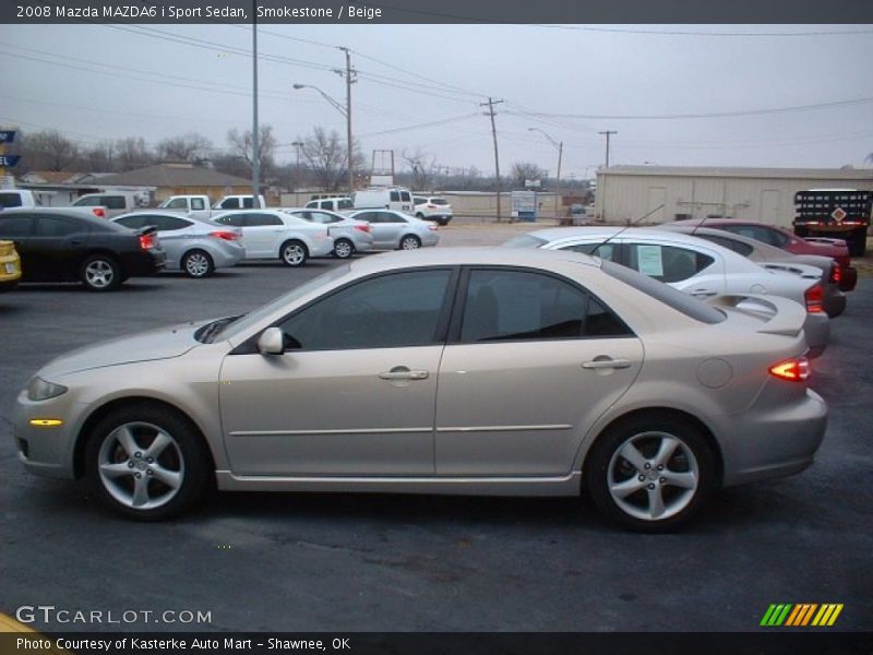 Smokestone / Beige 2008 Mazda MAZDA6 i Sport Sedan