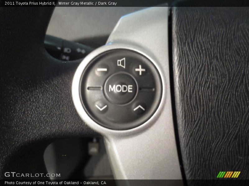 Winter Gray Metallic / Dark Gray 2011 Toyota Prius Hybrid II
