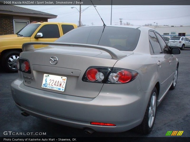 Smokestone / Beige 2008 Mazda MAZDA6 i Sport Sedan