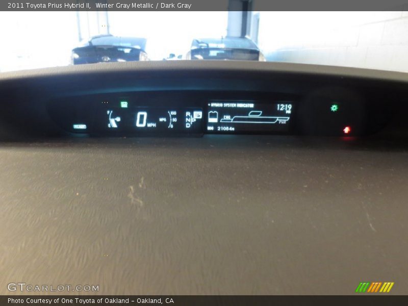Winter Gray Metallic / Dark Gray 2011 Toyota Prius Hybrid II