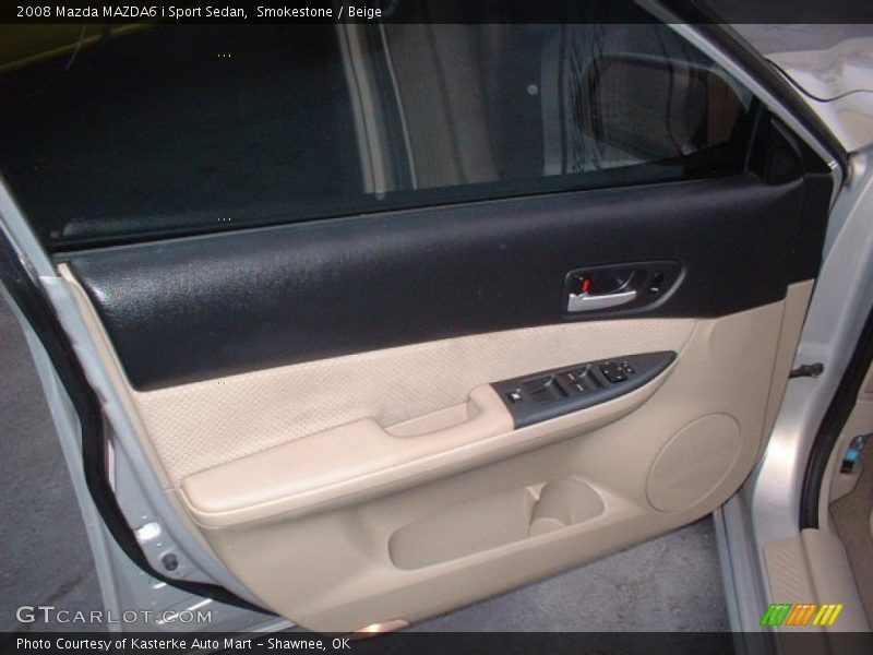 Smokestone / Beige 2008 Mazda MAZDA6 i Sport Sedan