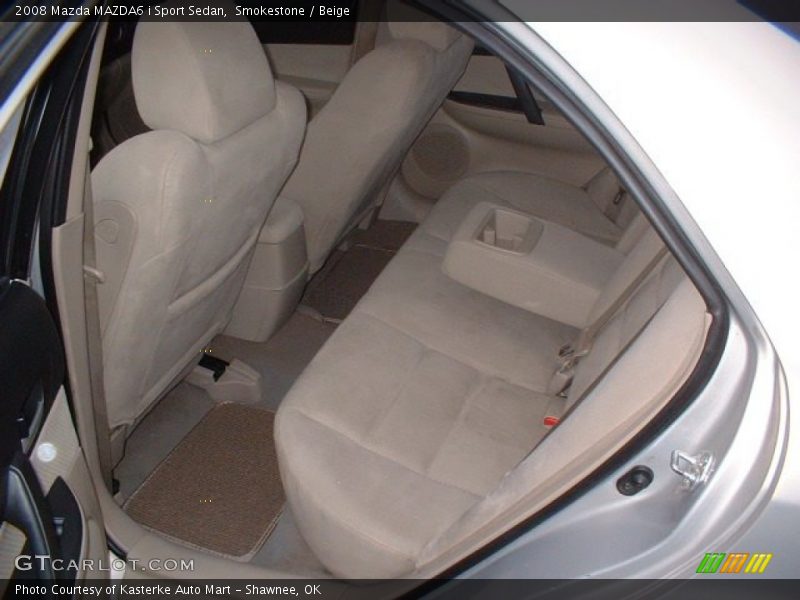 Smokestone / Beige 2008 Mazda MAZDA6 i Sport Sedan