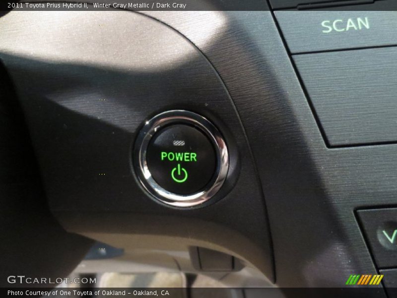 Winter Gray Metallic / Dark Gray 2011 Toyota Prius Hybrid II