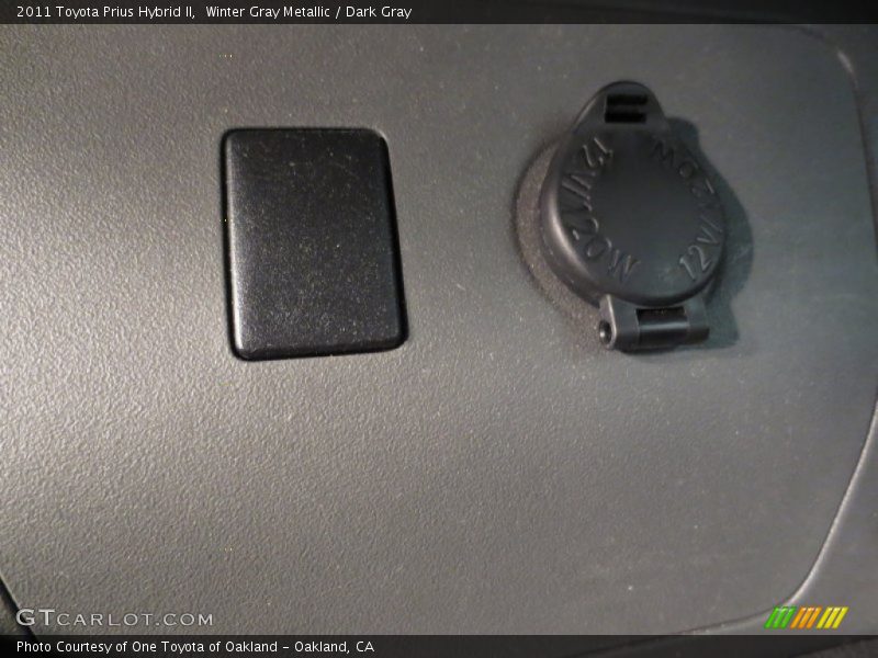 Winter Gray Metallic / Dark Gray 2011 Toyota Prius Hybrid II