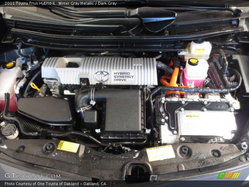 Winter Gray Metallic / Dark Gray 2011 Toyota Prius Hybrid II