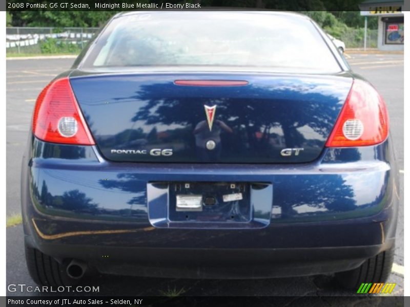 Midnight Blue Metallic / Ebony Black 2008 Pontiac G6 GT Sedan