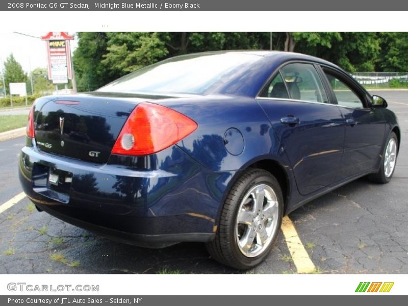 Midnight Blue Metallic / Ebony Black 2008 Pontiac G6 GT Sedan