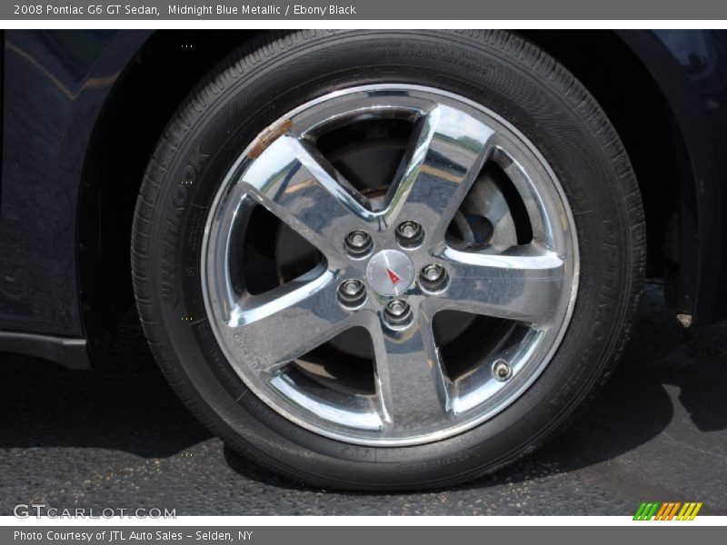 Midnight Blue Metallic / Ebony Black 2008 Pontiac G6 GT Sedan