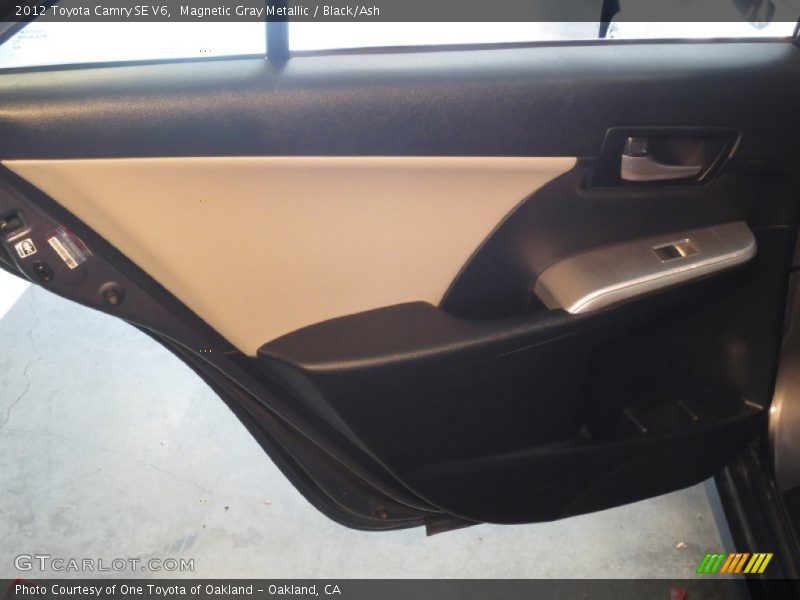 Magnetic Gray Metallic / Black/Ash 2012 Toyota Camry SE V6