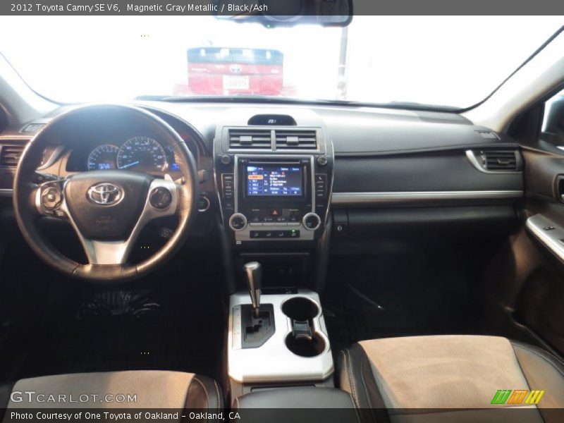 Magnetic Gray Metallic / Black/Ash 2012 Toyota Camry SE V6