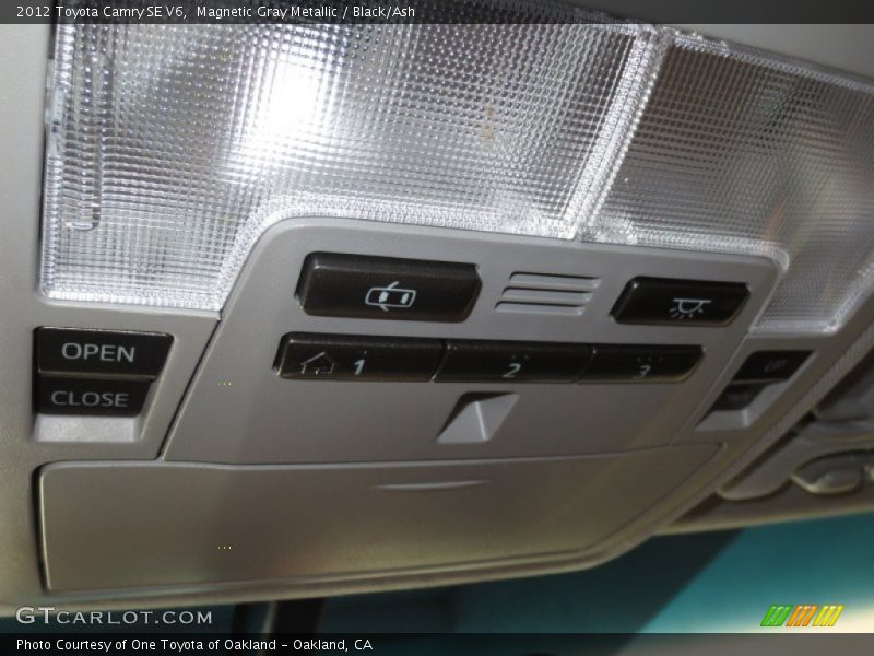 Magnetic Gray Metallic / Black/Ash 2012 Toyota Camry SE V6