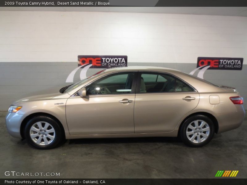 Desert Sand Metallic / Bisque 2009 Toyota Camry Hybrid
