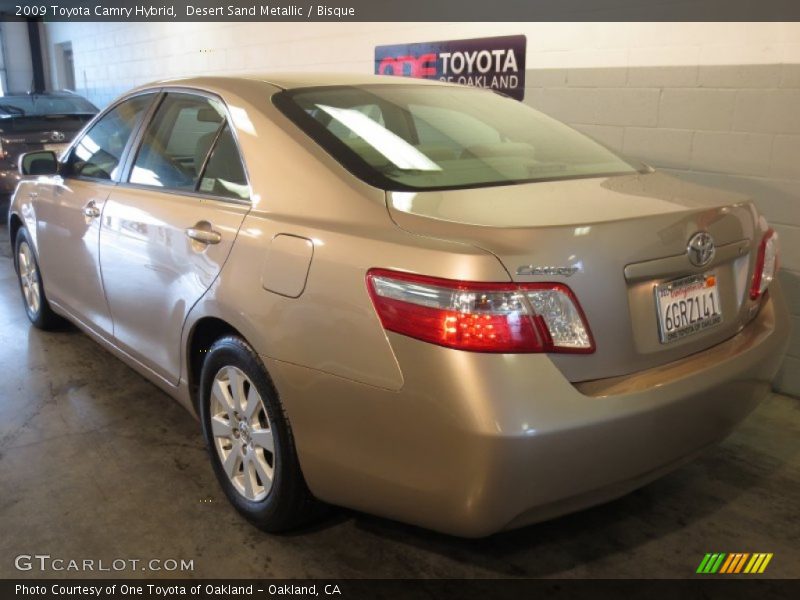 Desert Sand Metallic / Bisque 2009 Toyota Camry Hybrid