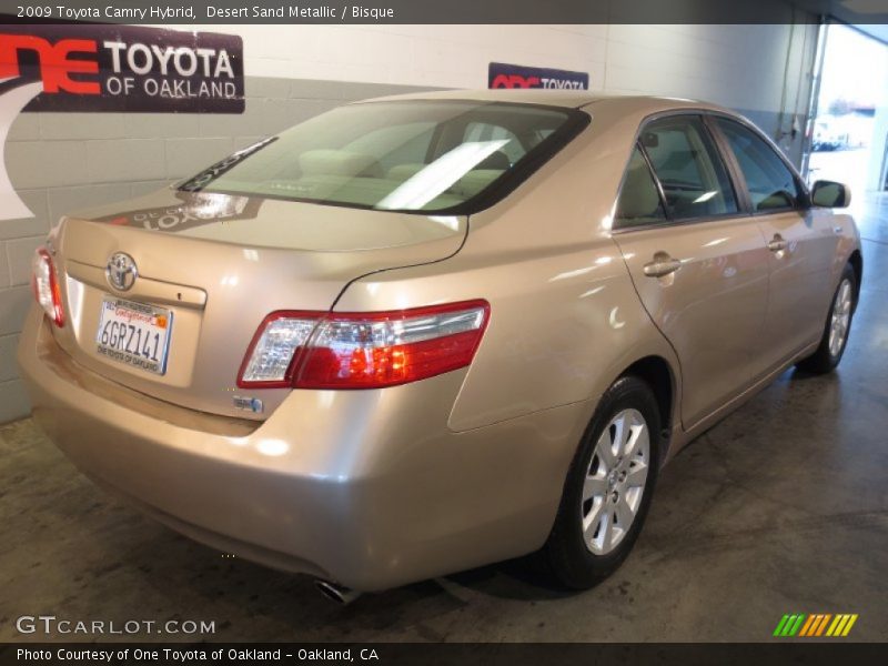 Desert Sand Metallic / Bisque 2009 Toyota Camry Hybrid