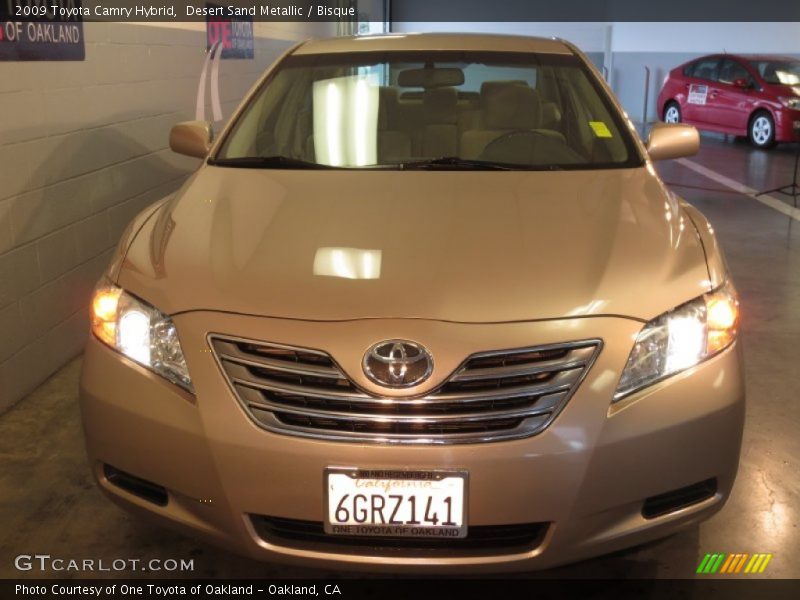 Desert Sand Metallic / Bisque 2009 Toyota Camry Hybrid