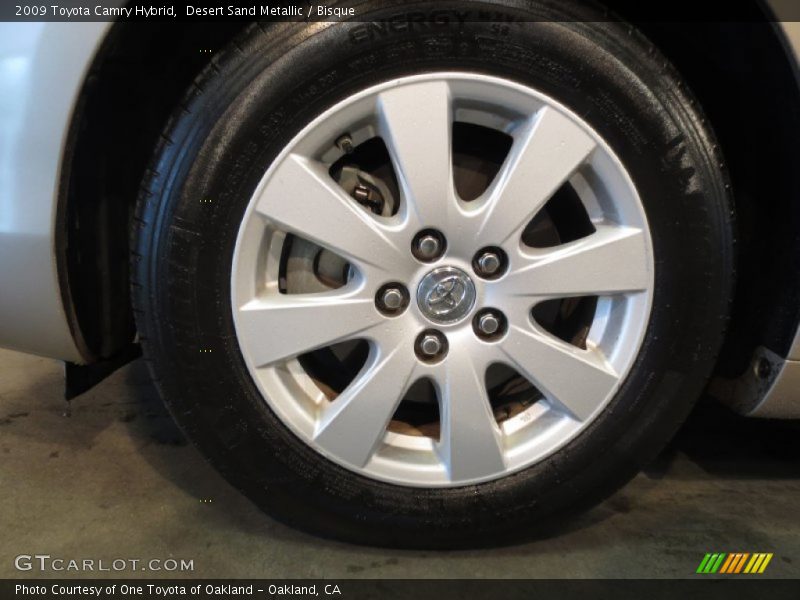 Desert Sand Metallic / Bisque 2009 Toyota Camry Hybrid