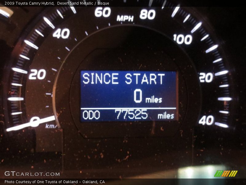 Desert Sand Metallic / Bisque 2009 Toyota Camry Hybrid