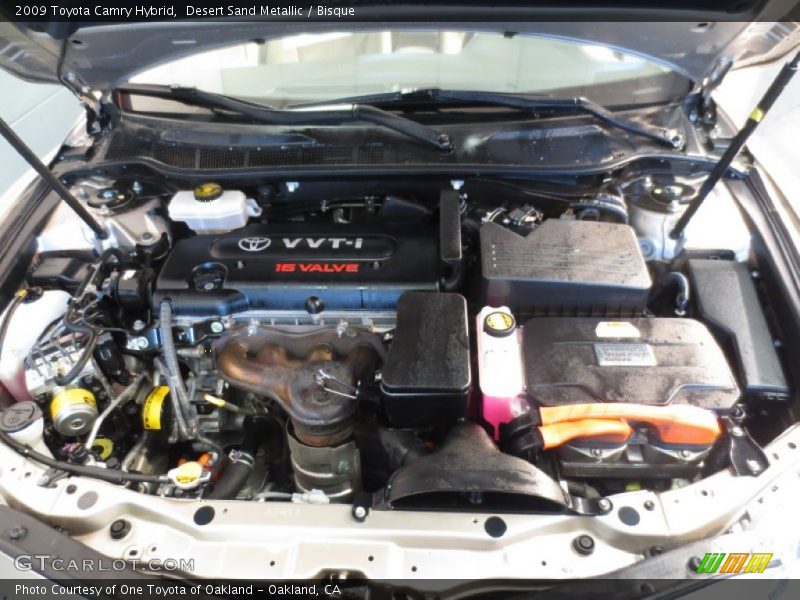 Desert Sand Metallic / Bisque 2009 Toyota Camry Hybrid