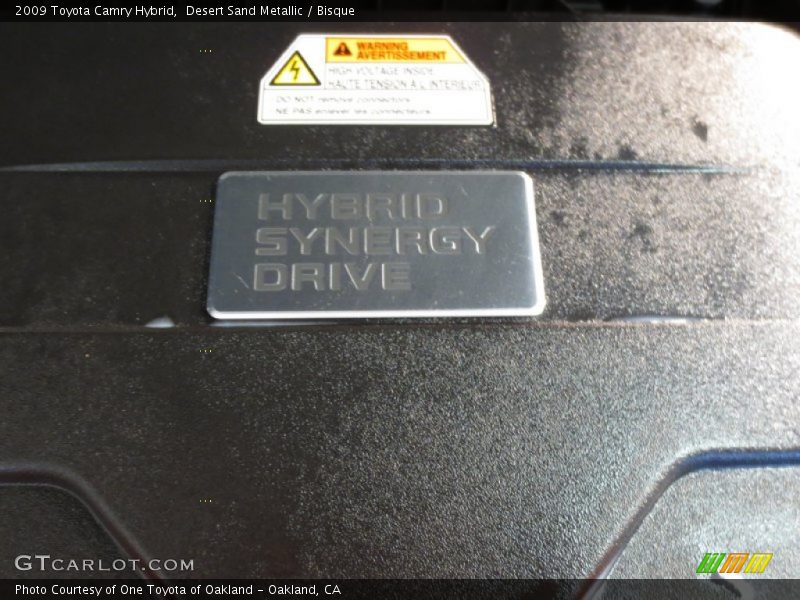 Desert Sand Metallic / Bisque 2009 Toyota Camry Hybrid