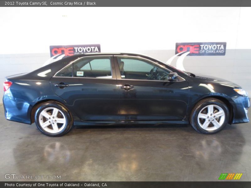 Cosmic Gray Mica / Black 2012 Toyota Camry SE
