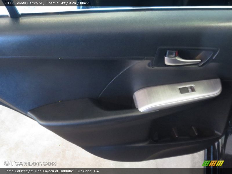 Cosmic Gray Mica / Black 2012 Toyota Camry SE