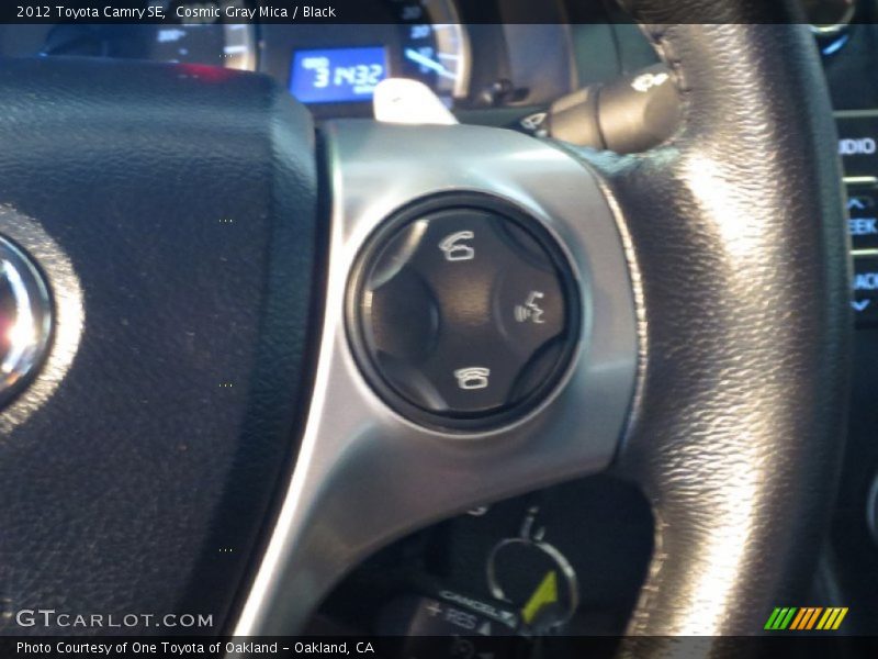 Cosmic Gray Mica / Black 2012 Toyota Camry SE