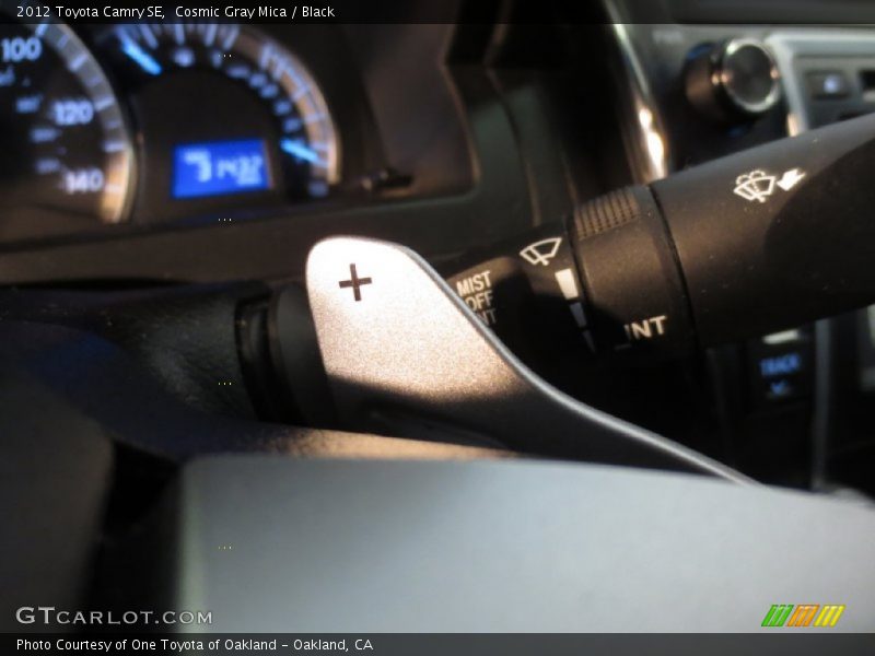 Cosmic Gray Mica / Black 2012 Toyota Camry SE