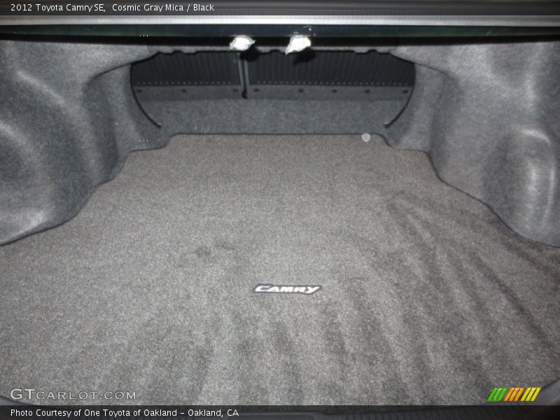 Cosmic Gray Mica / Black 2012 Toyota Camry SE