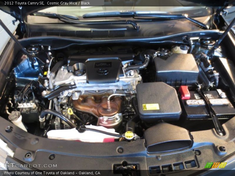 Cosmic Gray Mica / Black 2012 Toyota Camry SE