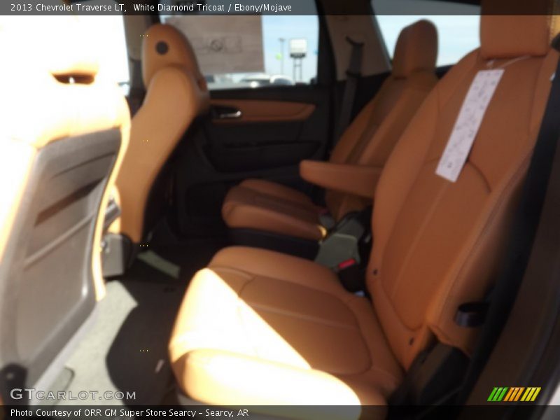 White Diamond Tricoat / Ebony/Mojave 2013 Chevrolet Traverse LT