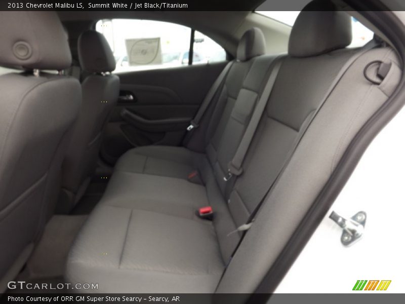 Summit White / Jet Black/Titanium 2013 Chevrolet Malibu LS