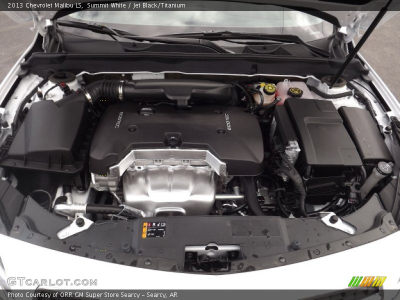 Summit White / Jet Black/Titanium 2013 Chevrolet Malibu LS