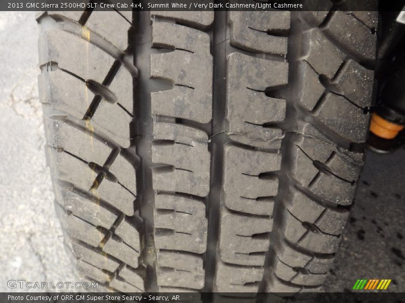 Summit White / Very Dark Cashmere/Light Cashmere 2013 GMC Sierra 2500HD SLT Crew Cab 4x4