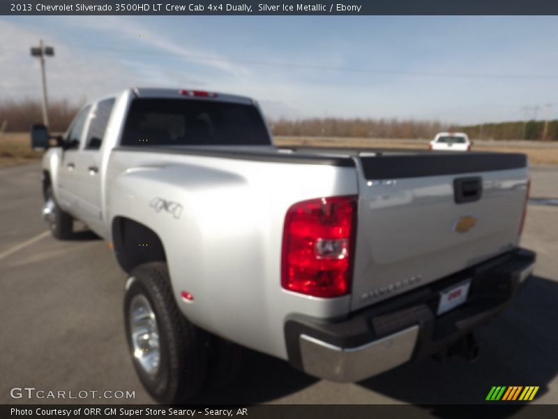 Silver Ice Metallic / Ebony 2013 Chevrolet Silverado 3500HD LT Crew Cab 4x4 Dually