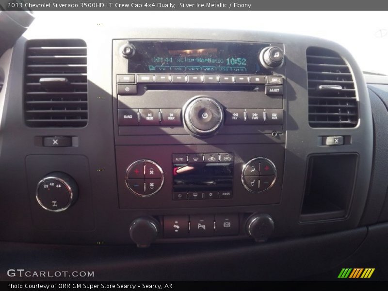 Silver Ice Metallic / Ebony 2013 Chevrolet Silverado 3500HD LT Crew Cab 4x4 Dually