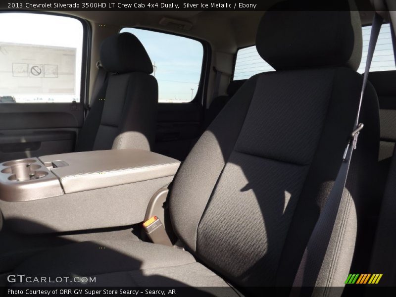 Silver Ice Metallic / Ebony 2013 Chevrolet Silverado 3500HD LT Crew Cab 4x4 Dually