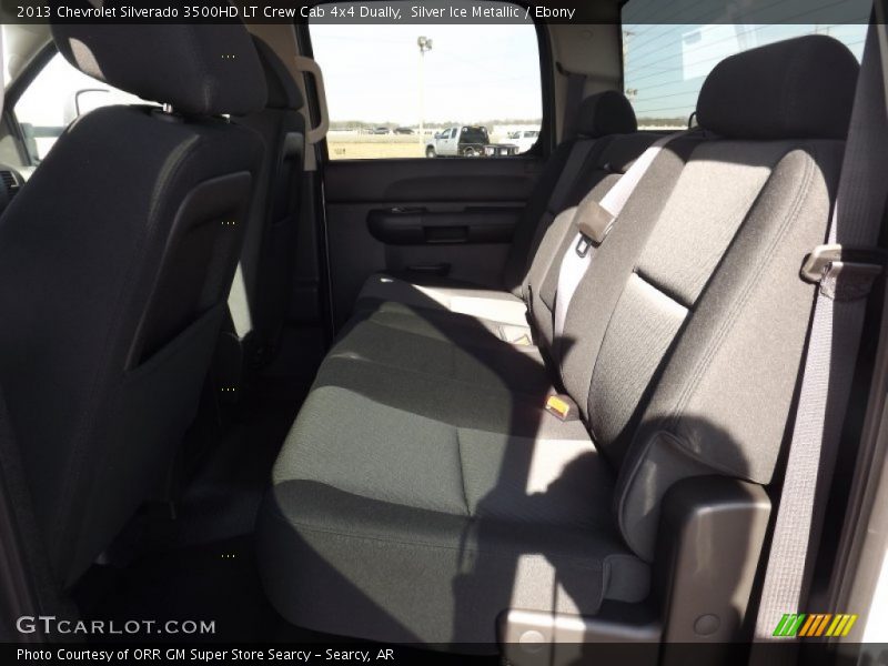 Silver Ice Metallic / Ebony 2013 Chevrolet Silverado 3500HD LT Crew Cab 4x4 Dually
