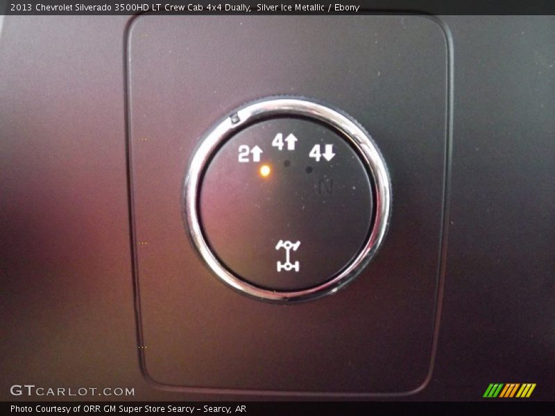 Silver Ice Metallic / Ebony 2013 Chevrolet Silverado 3500HD LT Crew Cab 4x4 Dually