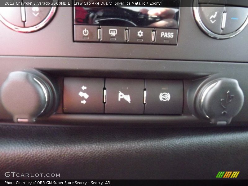 Silver Ice Metallic / Ebony 2013 Chevrolet Silverado 3500HD LT Crew Cab 4x4 Dually