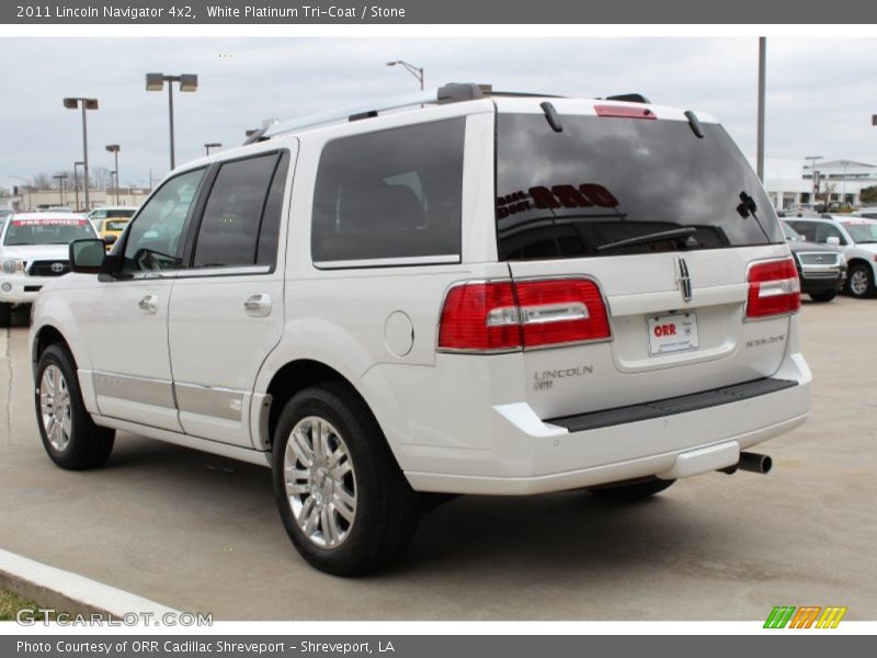 White Platinum Tri-Coat / Stone 2011 Lincoln Navigator 4x2