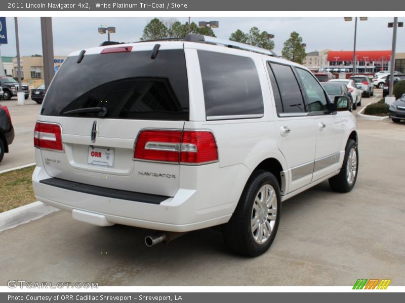 White Platinum Tri-Coat / Stone 2011 Lincoln Navigator 4x2