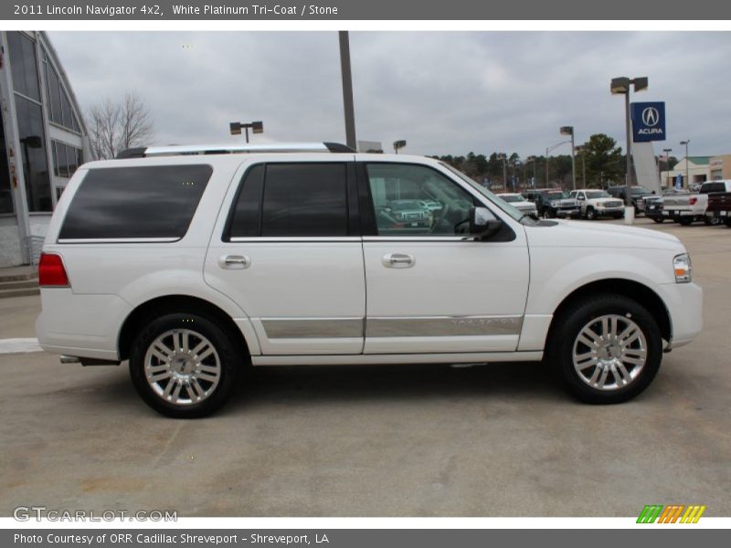 White Platinum Tri-Coat / Stone 2011 Lincoln Navigator 4x2