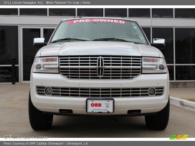 White Platinum Tri-Coat / Stone 2011 Lincoln Navigator 4x2